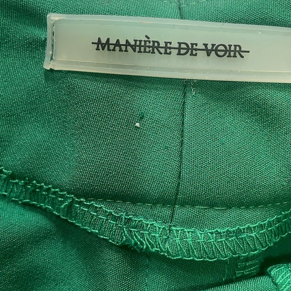 Maniere De Voir Emerald Ensemble Short size 10 and top size 8 - Picture 2 of 16